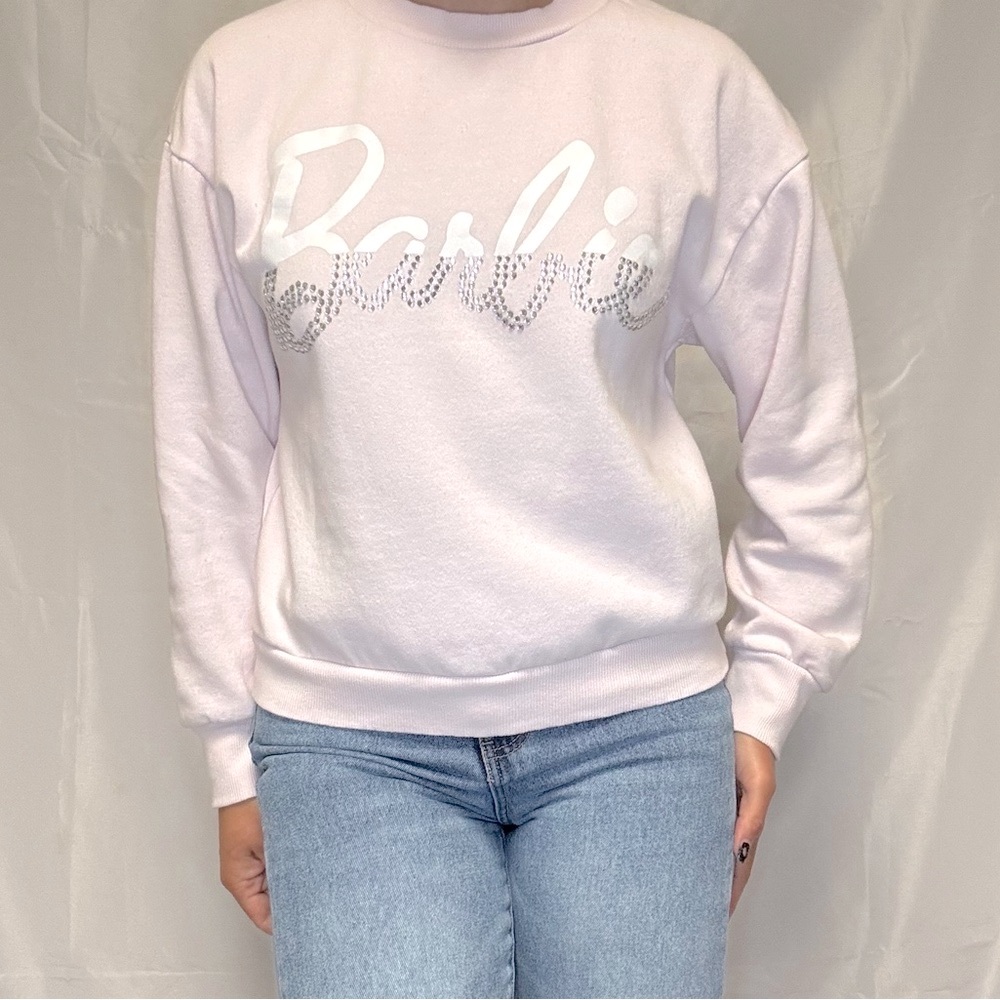 Barbie rhinestone sweatshirt